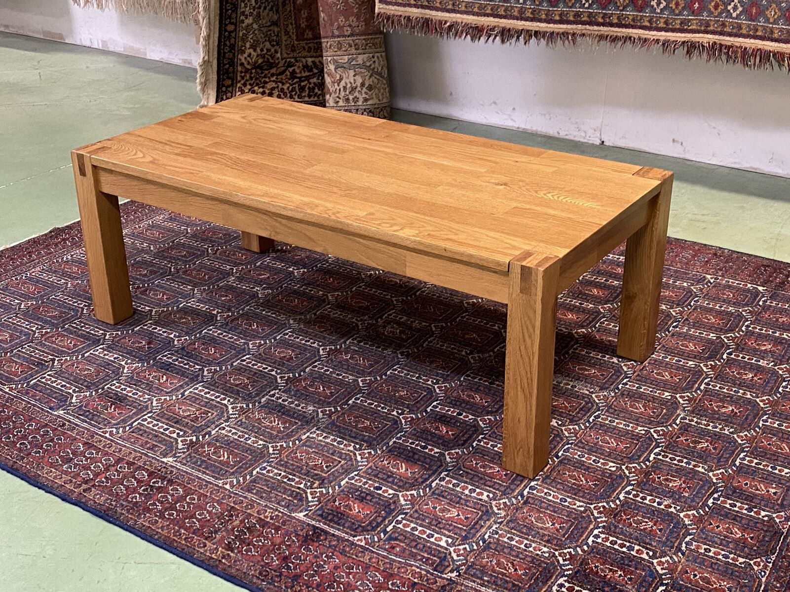 Modern oak coffee table