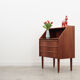 Mahogany secretary, Danish design, 60s, production: Denmark