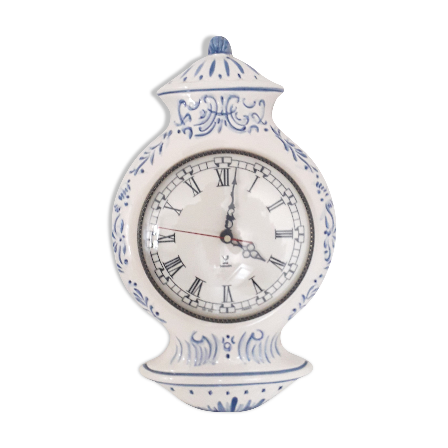 Wall clock jaz fontic porcelain 1970