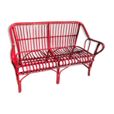Wicker bench