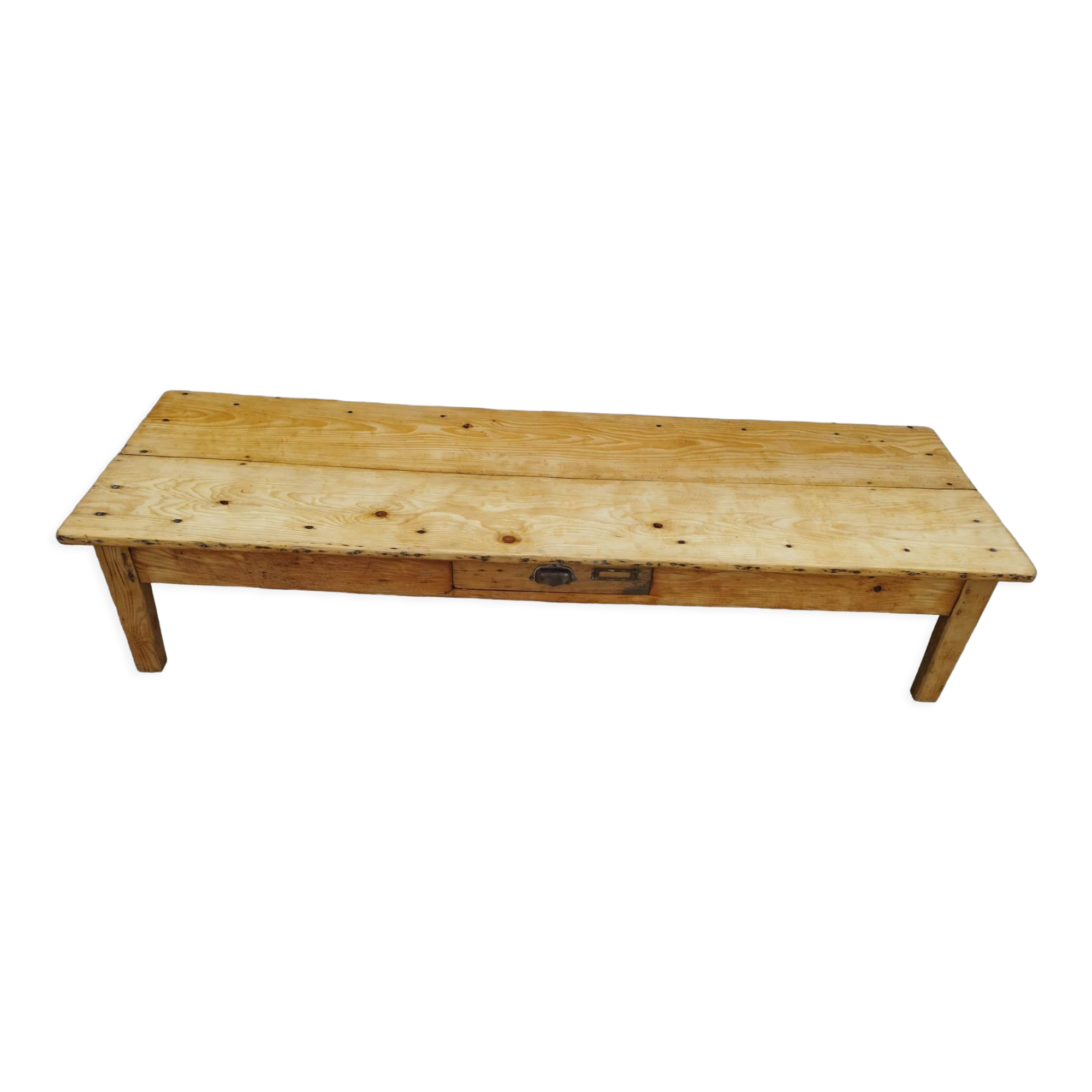Antique coffee table in fir