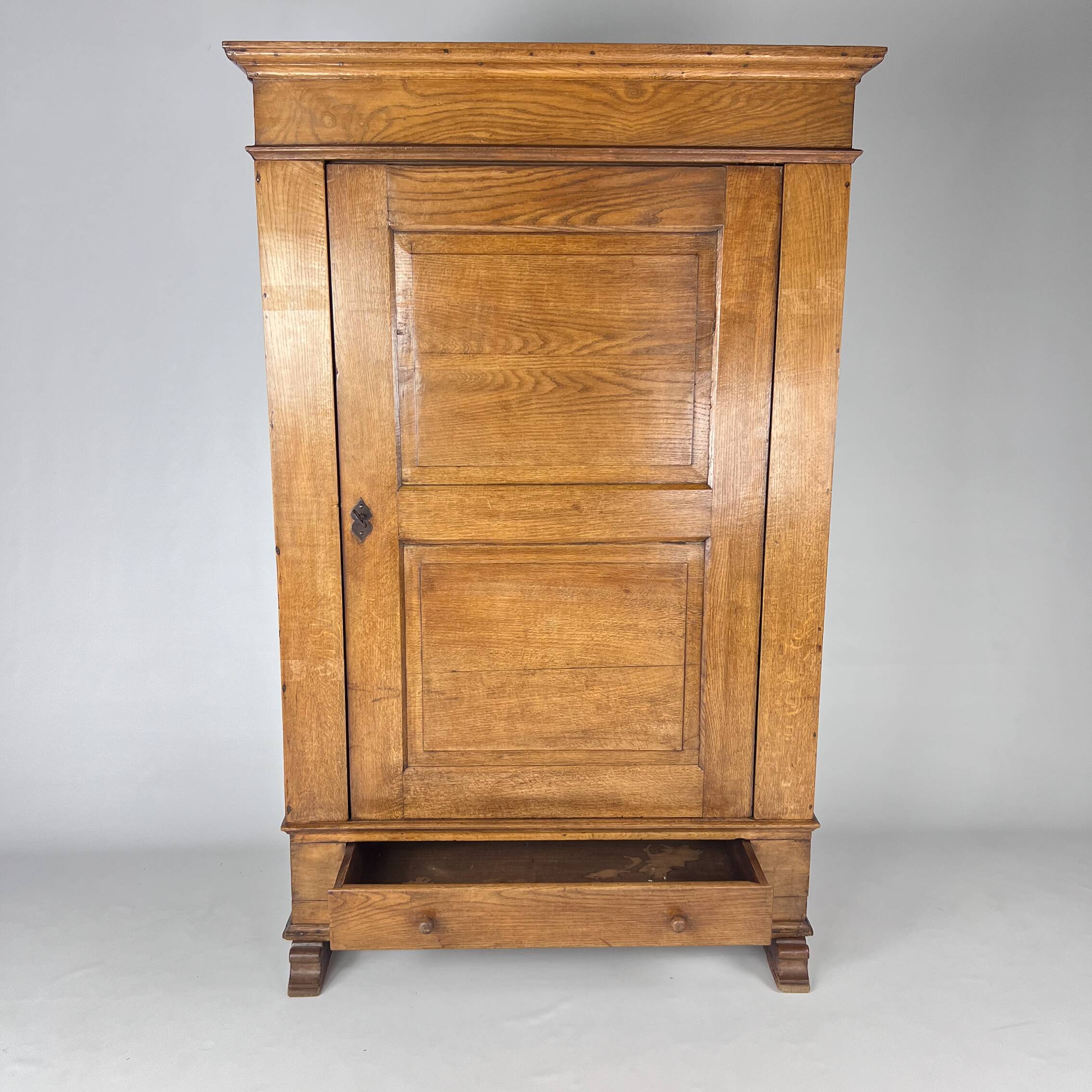 Dutch Antique Oak Cabinet, 1800s