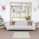Minimalist Vintage Handmade Turkish Tulu Accent Rug Made of Undyed Beige Wool