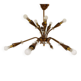 Mid-century copper chandelier, 1950s