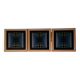 Vintage Optical Art Triptych - Vasarely Style - Frame 30x30cm