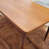 Scandinavian dining room set, 6 chairs with extendable table 1950s