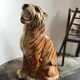 Tiger in earthenware