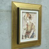 Erik Brandt, Swedish Modern Portrait, Oil on Panel, 1960s