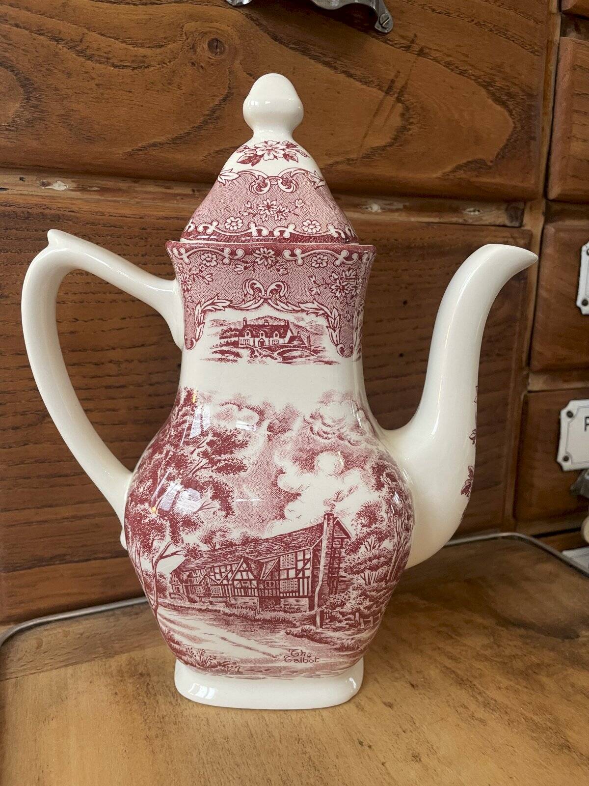 Grindley English earthenware coffee/teapot