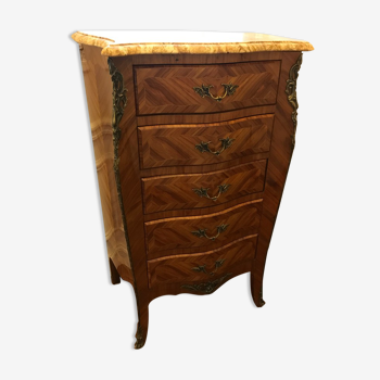 Commode en bois de rose