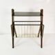 Modernist side table with newspaper rack, Ilse Mobel, Germany, 1960s.