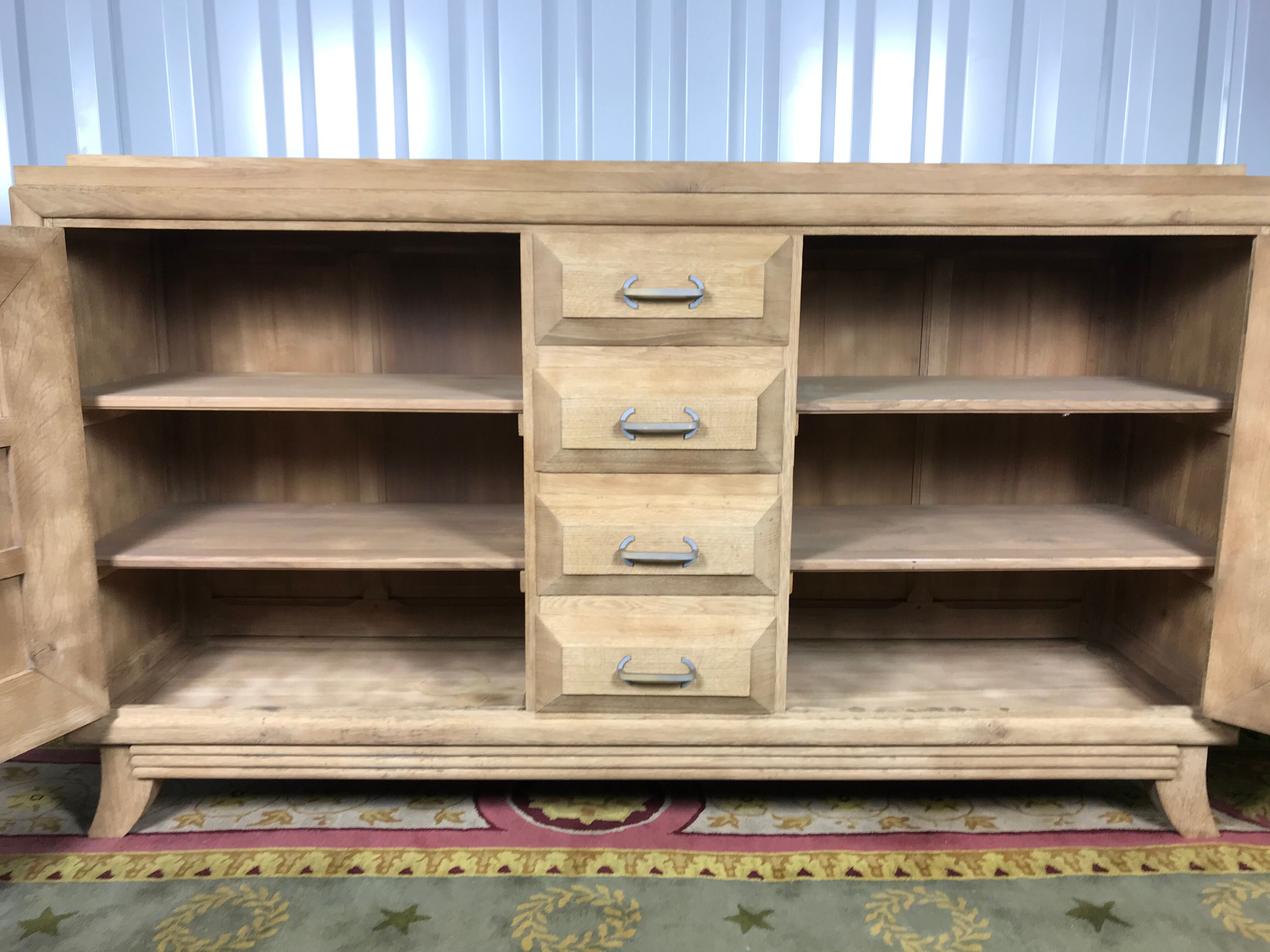 Brutalist solid oak line - aero-mmred art deco