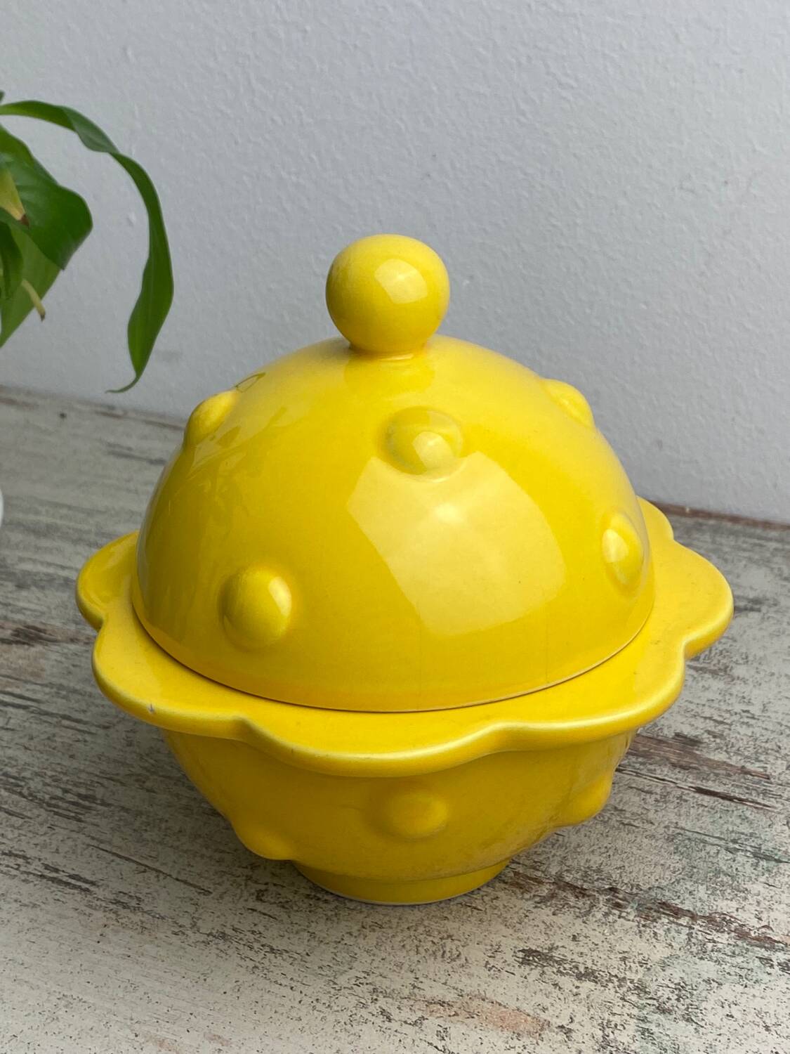 Vintage ceramic candy box