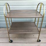 Vintage folding serving trolley