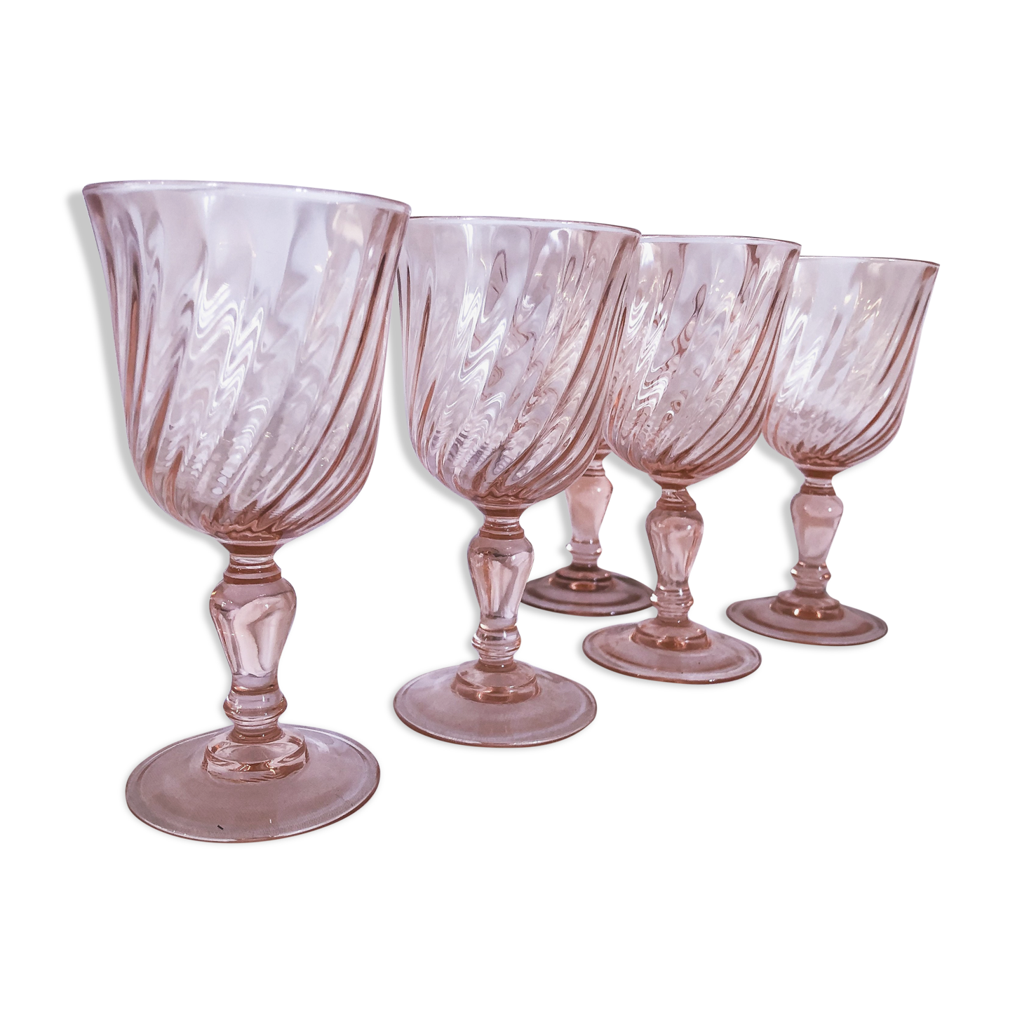 Rosaline white wine 5 glass set