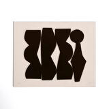 Relief painting - B90 black - signed EAwy