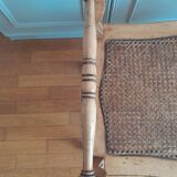 Louis XV style caned bench