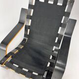 Vintage Scandinavian Bentwood Cantilever Lounge Chair, 1970s