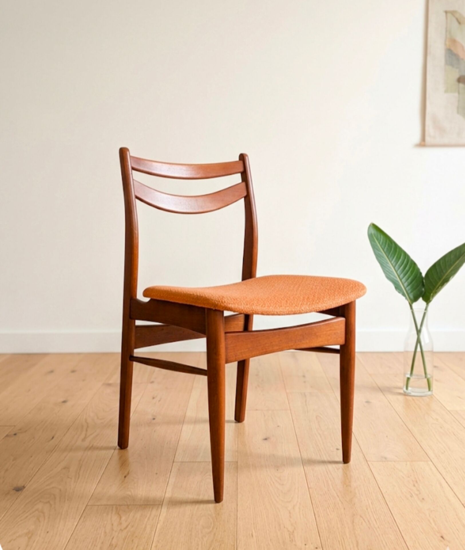 Scandinavian teak chair from the 70s