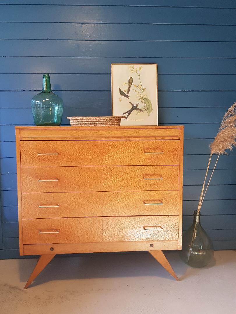 Commode 4 tiroirs années 60