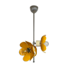Pop chandelier with 3 lamps, Space Âge design 1970