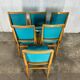 Vintage chairs with tapered legs