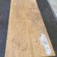 Vintage 1950s oak enfilade buffet with tapered legs.