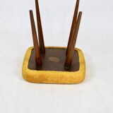 Vintage yellow chameleon stool, 1970s