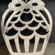 Italy owl trivet in silver metal