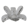 Bougeoir "Fleur" en cristal