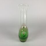 Glass vase designed by Frantisek Spinar for Skrdlovice glassworks, 1970's