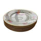 Limoges floral plates