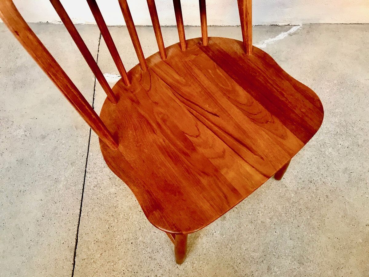 Windsor Side Chair by Erik Ole Jørgensen for Tram Chairs, Denmark 1960s