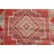 1970s Vintage Turkish Oushak Handmade Wool Cotton Pink Runner Rug 82x300