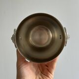 Small silver metal ice bucket