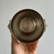 Small silver metal ice bucket