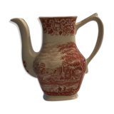 POT DECORATION WHITE AND PINK LANDSCAPE