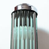 Applique murale Art déco avec tubes en verre, lampe de barbier, années 1930