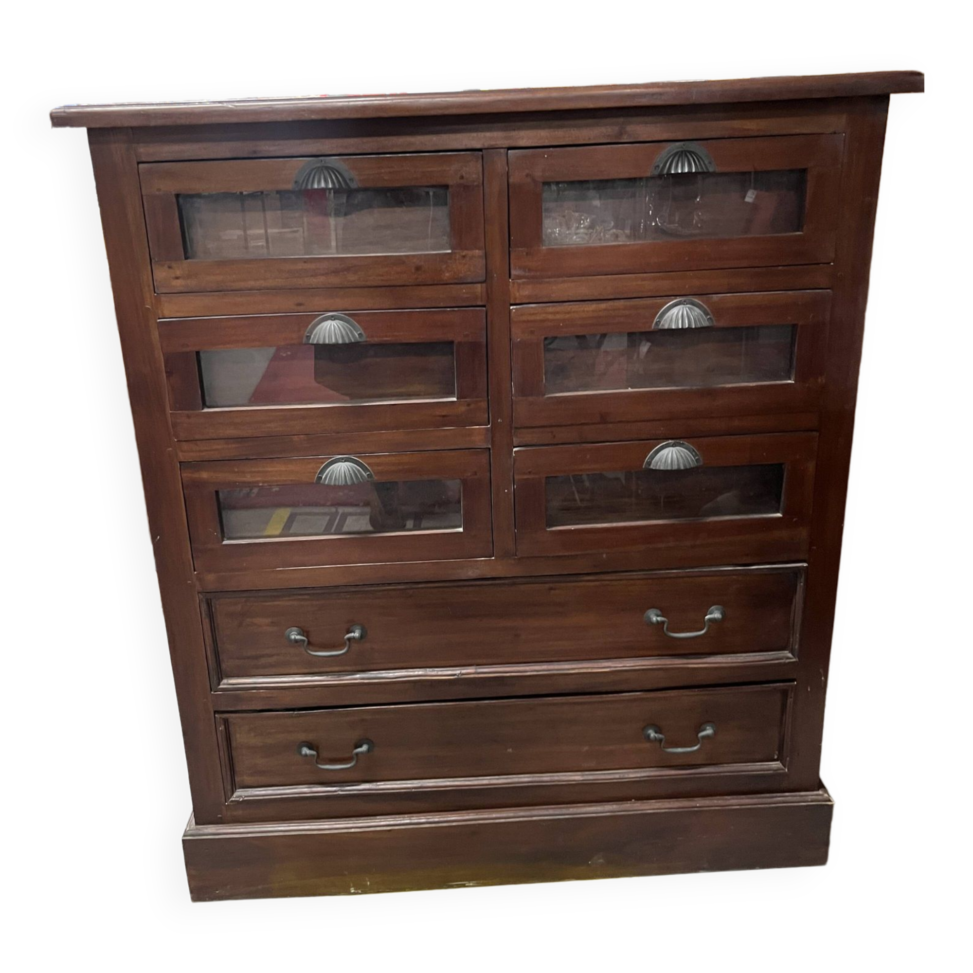 commode en bois exotique