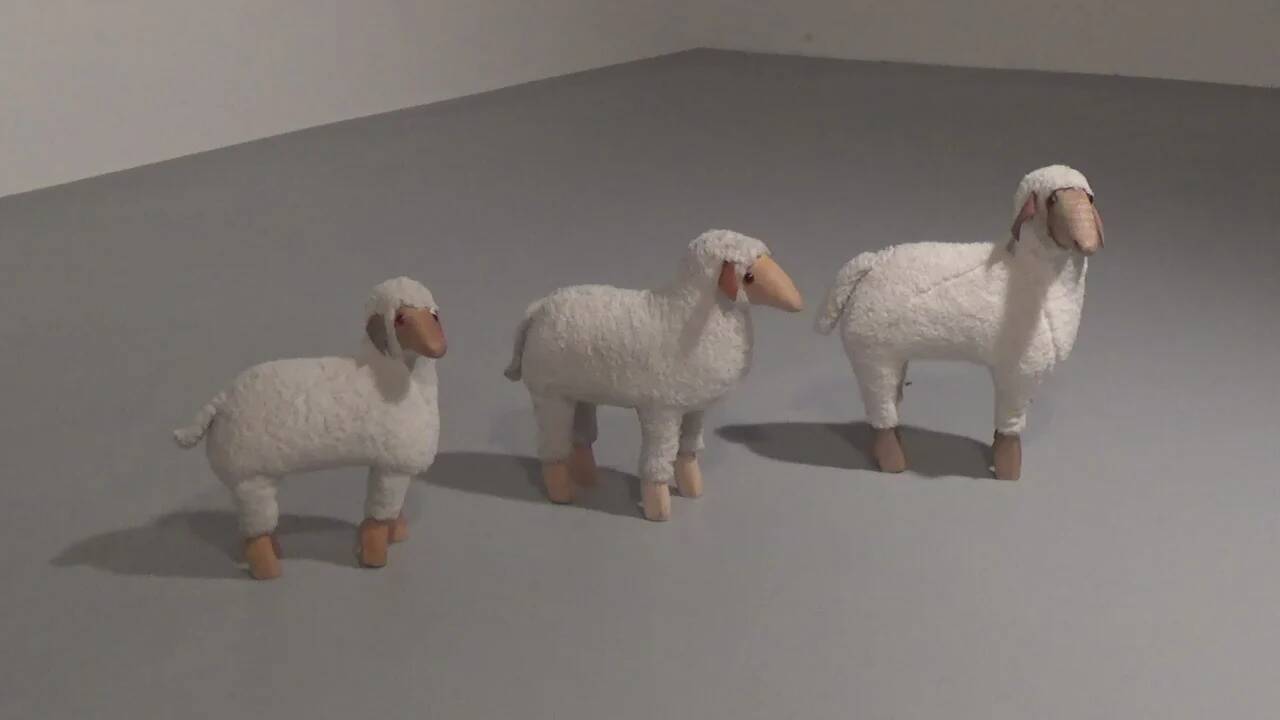 Original 'Sheep' by German designer Hanns-Peter Krafft, 1980s