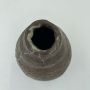 Vase en terre cuite veiné