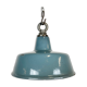 Industrial grey enamel pendant lamp, 1960s