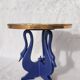 Side table with swan legs