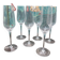 6 Baccarat champagne flutes, grand siècle crystal, Laurent Perrier