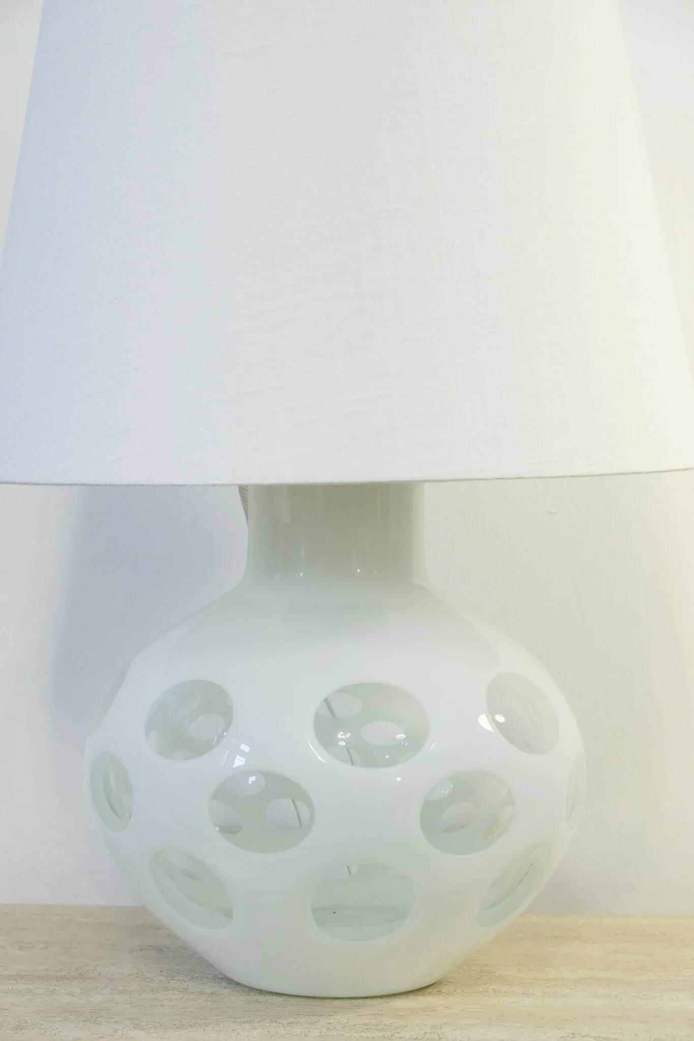 Carlo Nason glass table lamp for Mazzega Italy 1970s