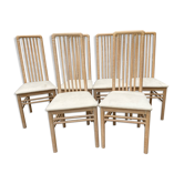 6 chaises design bois