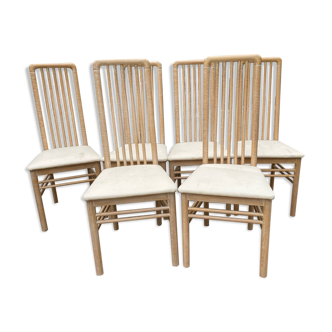 6 chaises design bois