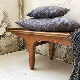 Scandinavian teak bench