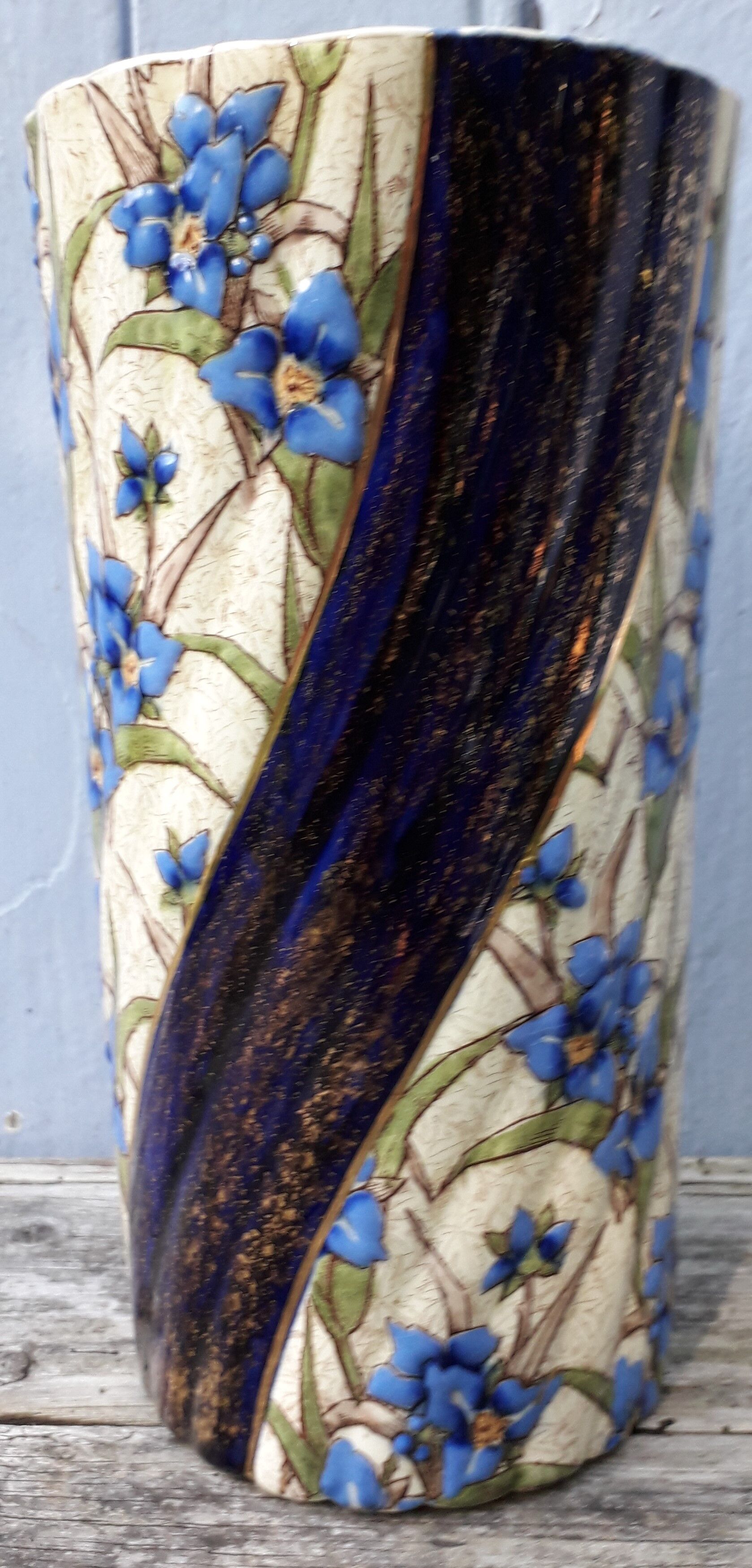 Vase Keller Guerin Luneville art nouveau