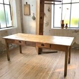 Vintage pine farm table